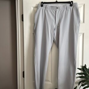 MENS Under Armour slacks 36” waist x 32” length Light Grey